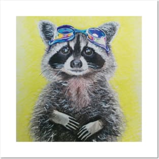 Little Raccoon Posters and Art